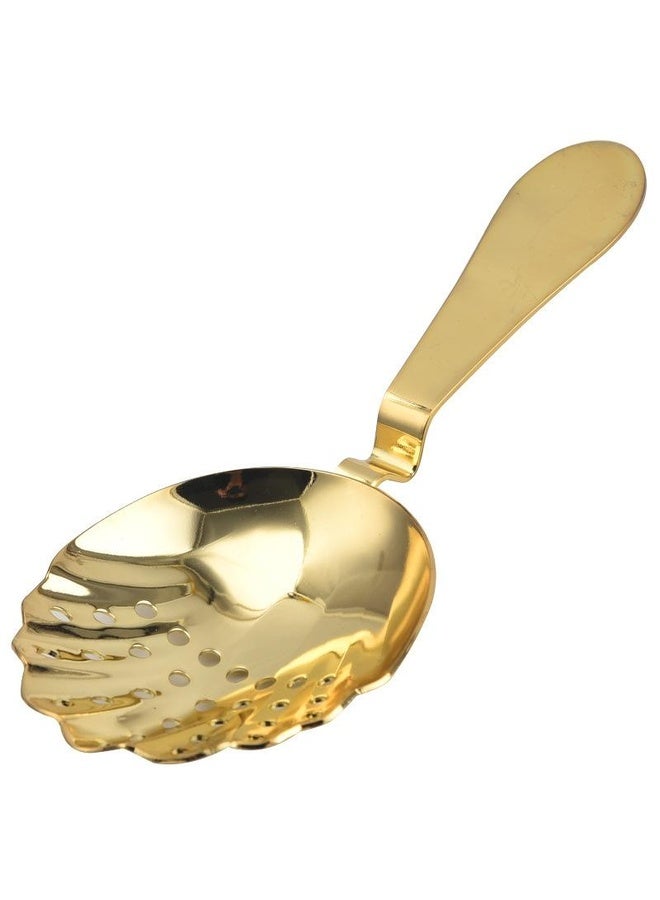 HuHa Seashell Shape Stainless Steel Strainer Cocktail Ice Filter(Gold) - Image 1