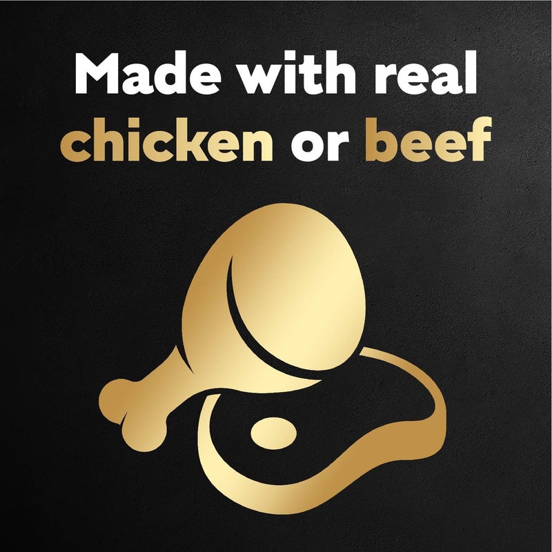 Cesar Filets in Gravy Wet Dog Food Filet Mignon Flavor, Rotisserie Chicken Flavor, and Wood-Grilled Chicken Flavor Variety Pack, 1.76 oz. Mini-Pouches (40 Count, Pack of 1) - Image 3