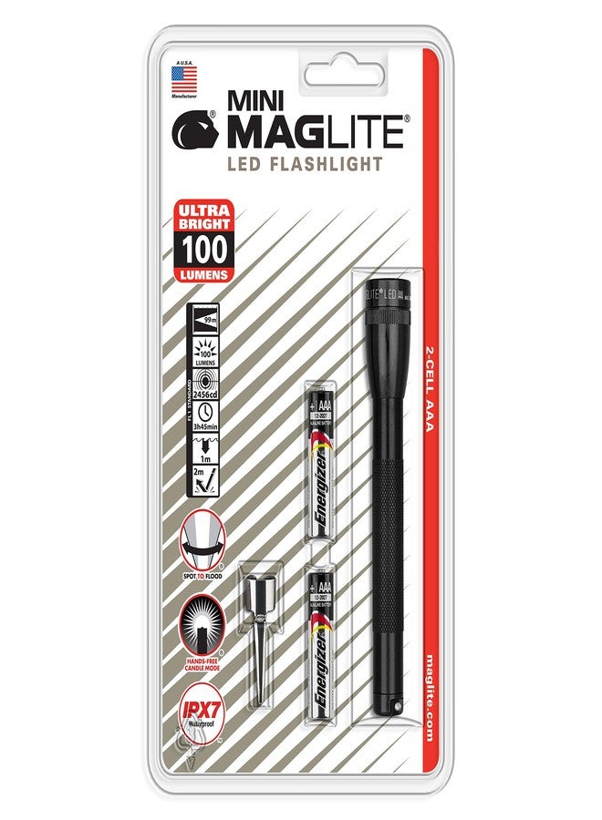 Maglite Mini LED 2-Cell AAA Flashlight Black - SP32016 - Image 5