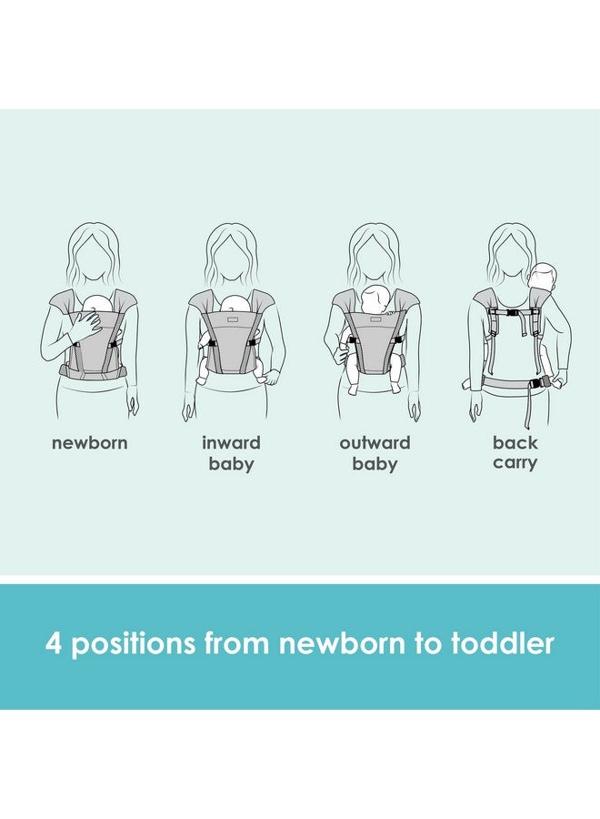 JJ COLE JJ Cole Luma Packable Carrier - 4 -Position Baby Carrier - Compact Travel Bag - Image 4