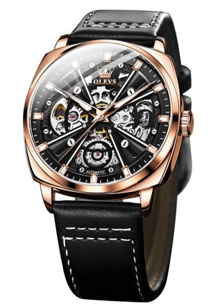 OLEVS Men's Hollow Mechanical Fashion Leather Watch 6685 - pzsku/Z8380B169EDF477AB495BZ/45/1742349521/ecee868a-0e71-4b93-8424-72d1b8954ef2