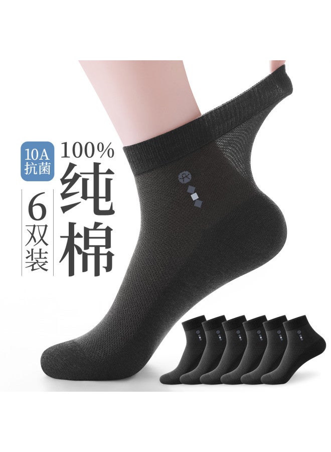 Fenton men's Socks Summer Thin Breathable Anti-odor Mesh Crew Socks - Image 2