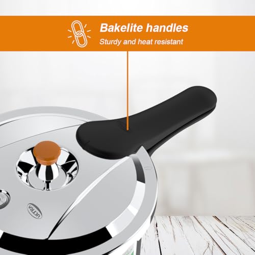 Ultra Duracook Diet Cooker 3 Litre | Excess Starch Remover | Diet Friendly | AISI 304 Food Grade Stainless Steel Cooker | 5 Years Warranty | High Impact 3-Layer Composite Base | Spillage Control - Image 5