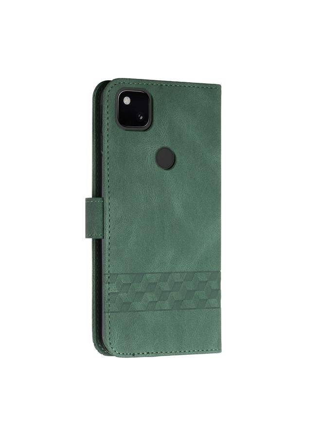 Zaboon Case For Google Pixel 4a Cubic Skin Feel Flip Leather Phone Case - Image 3