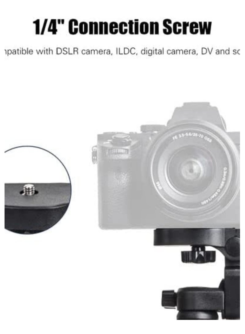 VCT-5208 Portable Tripod Stand With Remote Shutter Black - Image 2