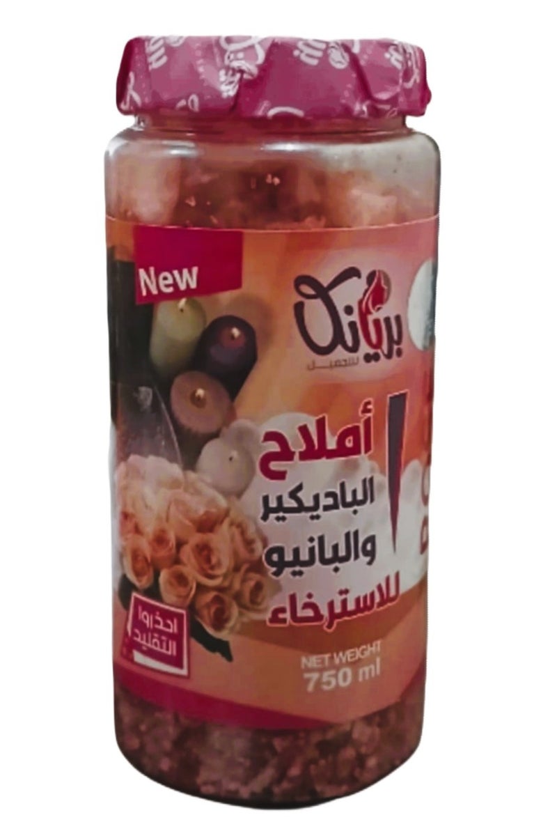 Priyanka Relaxing pedicure and bath salts with a Flowers scent, 750ml