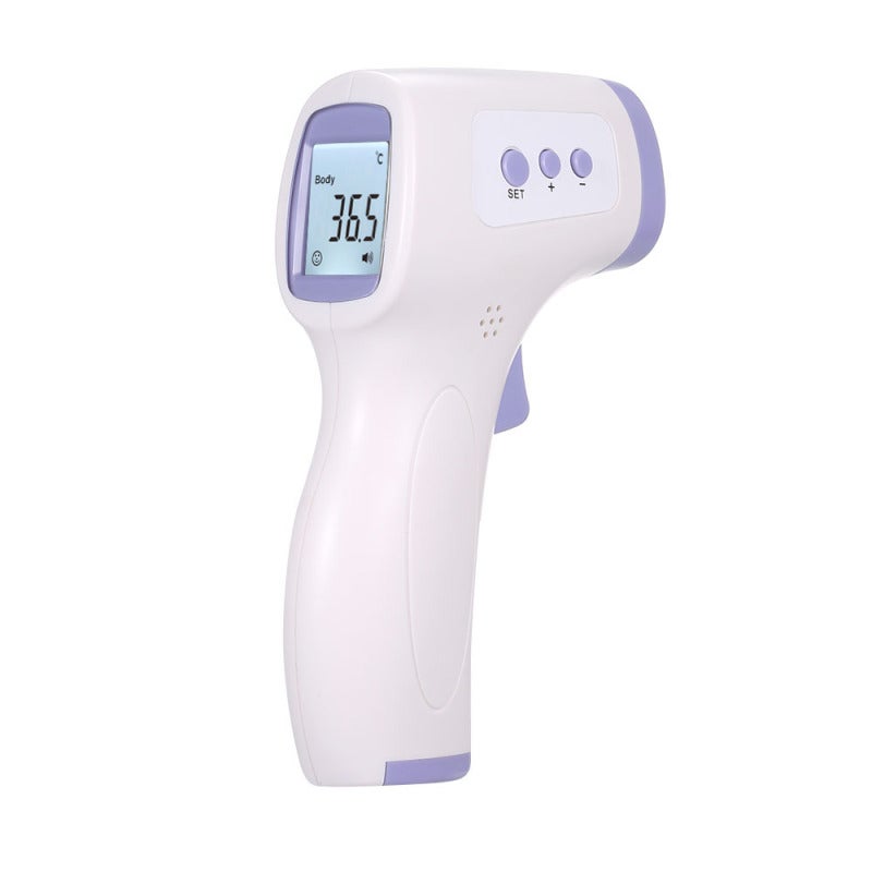 Non-Contact Infrared Thermometer: Purple Lightweight Portable Device With 1-Key Mode Switch, Dual Temp Units - Forehead Thermometer for Home Daily & Personal Temperature Measurement - Image 2