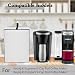 CouldyCasi Dust Cover for Single Serve KCup Pod Coffee Maker Heavy Protective Coffee Machine Cover Compatible with Keurig KSupreme Single Serve KCup Pod Coffee MakerKCompact KCupPod CoffeeMaker - Image 4