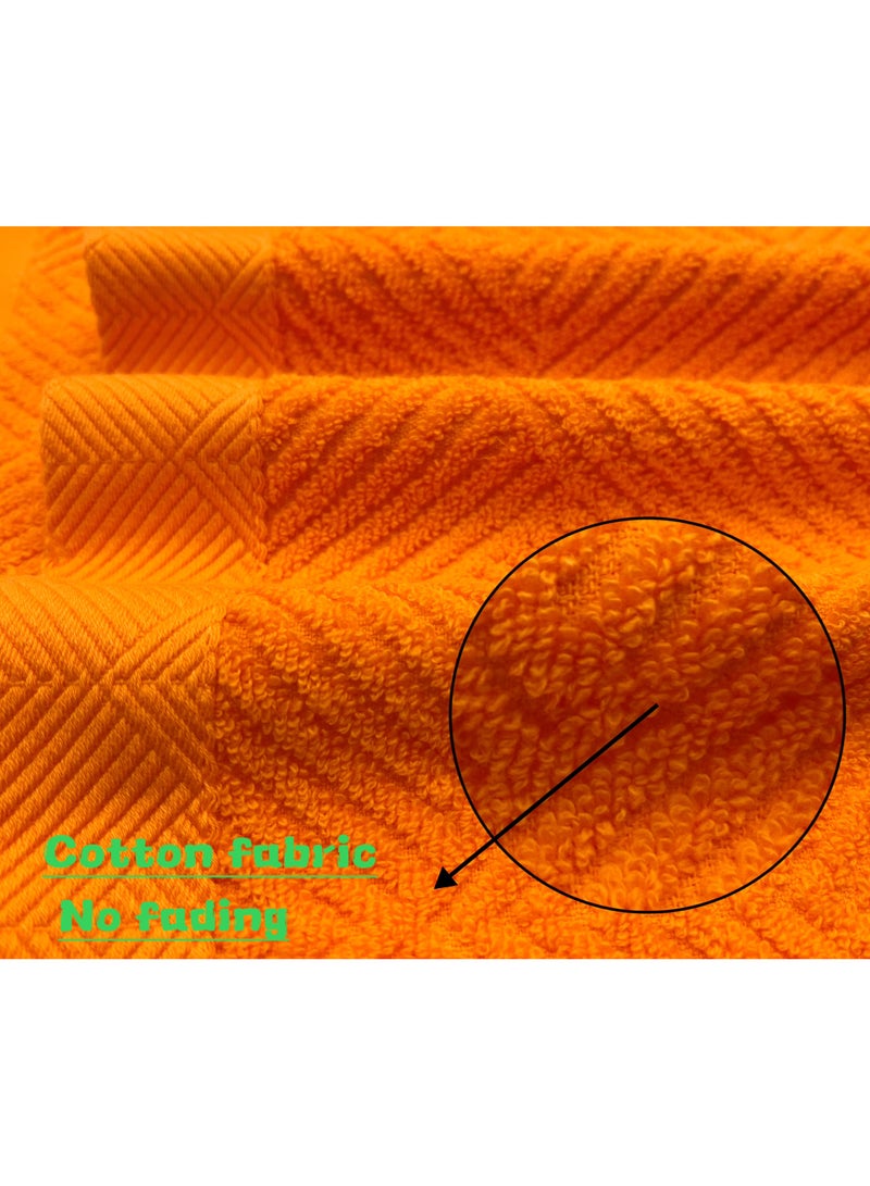 تجفيف سريع سوبر ماص ديلوكس منشفة حمام مجموعة 100 ٪ من القطن لينة ودائم حجم 70 * 140cm الرياضة فندق ومنتجع صحي حمام الجلد الحساسة للاستخدام المنزلي اليومي - Image 2