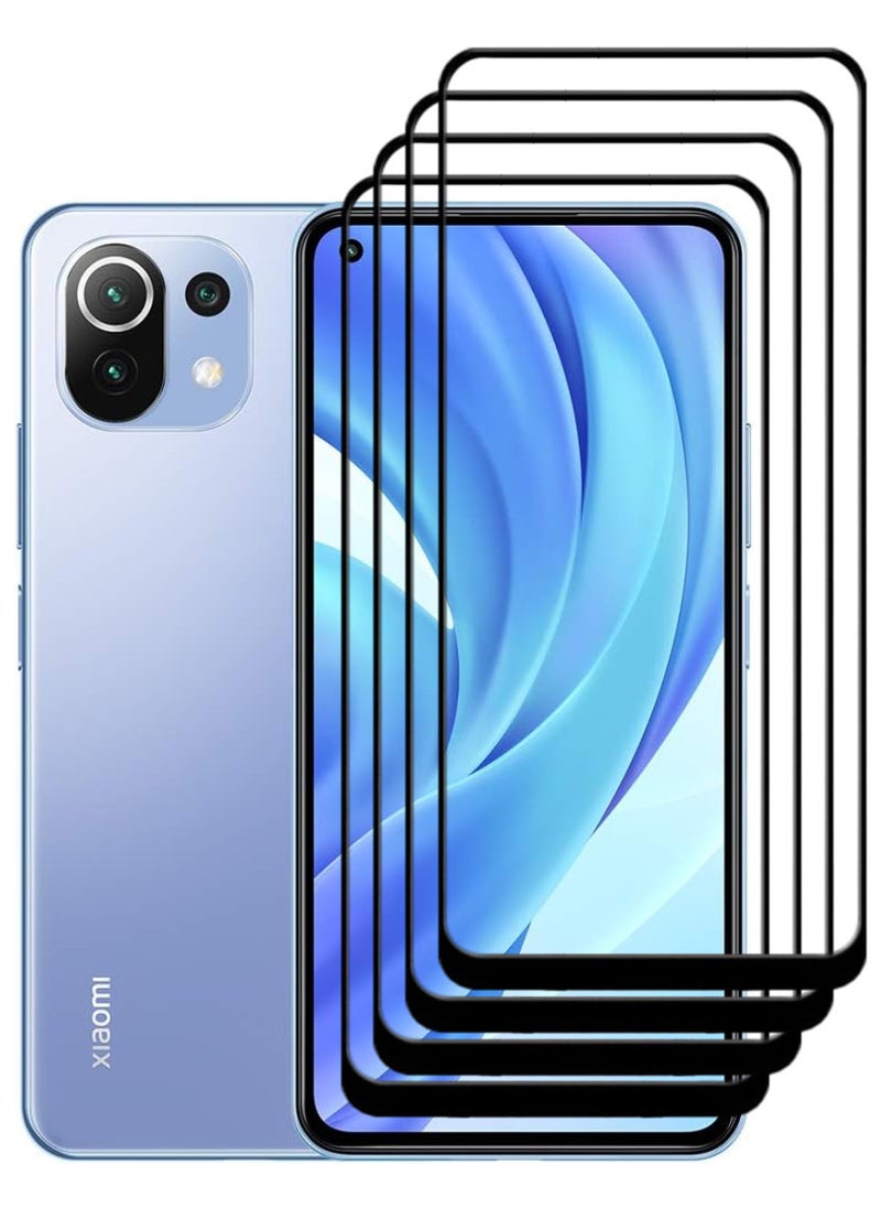 ACLIX 4 Pieces Antistatic ESD Dustproof Premium Quality High Definition Tempered Glass Screen Protector Designed For Xiaomi Mi 11 Lite - Image 1