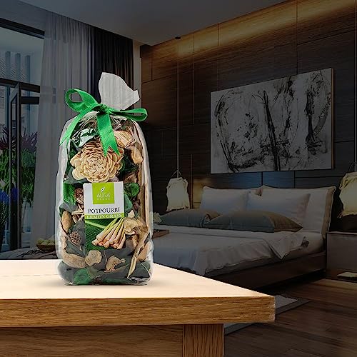 AURA DECOR AuraDecor 150gm Dried Natural Fragrance Potpourri with Petals & Buds || Potpourrie || Potpurrie || Pot pourri Flowers(Lemon Grass) - Image 4