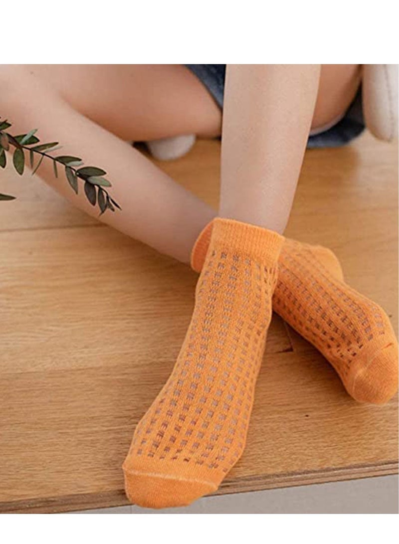 SYOSI 6 Pairs Socks Summer Baby Socks Kid Socks Children with Non Skid Soles Comfortable Cotton Sock for Kids Baby Boys Girls Suitable for All Seasons - Image 5