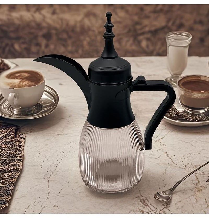 Scandinavian Style Transparent Glass Coffee Pot Heat Resistant Explosion Proof Large Capacity Easy Clean Hand Brewing Coffee Maker Home Office Restaurant Party - Image 4