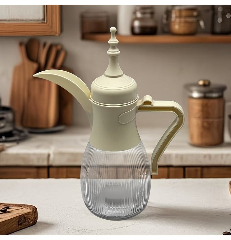 Scandinavian Style Transparent Glass Coffee Pot Heat Resistant Explosion Proof Large Capacity Easy Clean Hand Brewing Coffee Maker Home Office Restaurant Party - Image 5