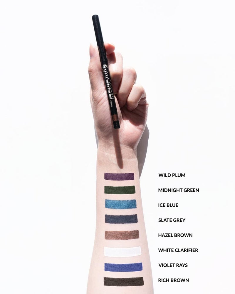 VASANTI Kajal Waterline Eyeliner Pencil - Long-lasting, Waterproof, Smudge-proof, Safe for Sensitive Eyes, Waterline Eye Liner - Opthalmologist Approved and Tested (Midnight Green) - Image 5