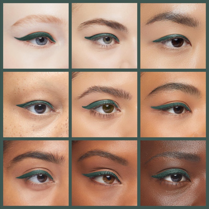 VASANTI Kajal Waterline Eyeliner Pencil - Long-lasting, Waterproof, Smudge-proof, Safe for Sensitive Eyes, Waterline Eye Liner - Opthalmologist Approved and Tested (Midnight Green) - Image 3