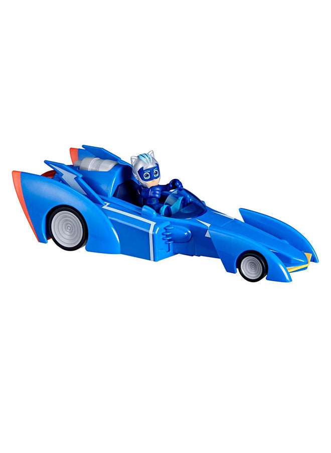 PJMASKS Power Heroes Cat Racer, Toy Car With Lights And Sounds, Preschool Toys For Boys And Girls 3 Years And Up  - Image 2