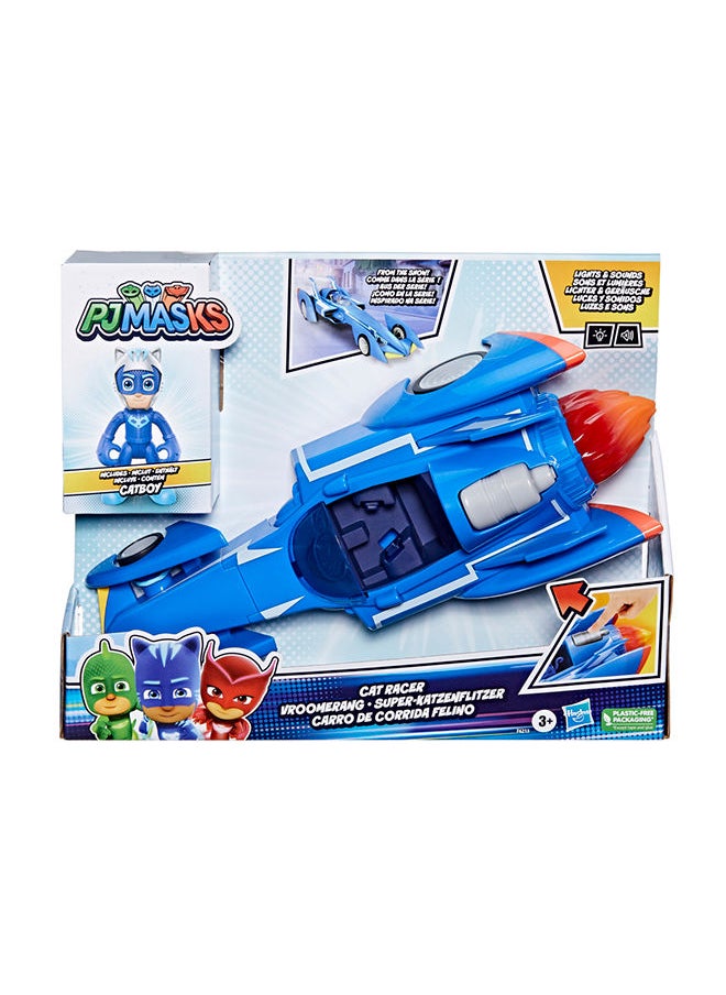 PJMASKS Power Heroes Cat Racer, Toy Car With Lights And Sounds, Preschool Toys For Boys And Girls 3 Years And Up  - Image 4