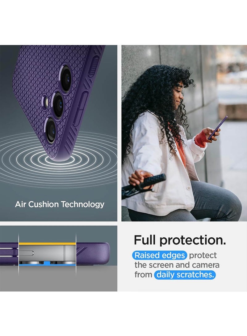 Spigen Liquid Air for Samsung Galaxy S24 case cover (2024) - Deep Purple - Image 5