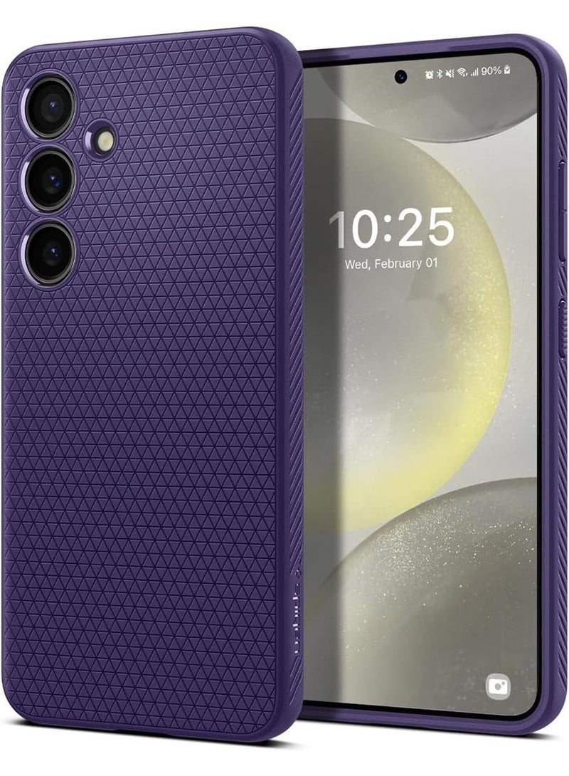 Spigen Liquid Air for Samsung Galaxy S24 case cover (2024) - Deep Purple - Image 1