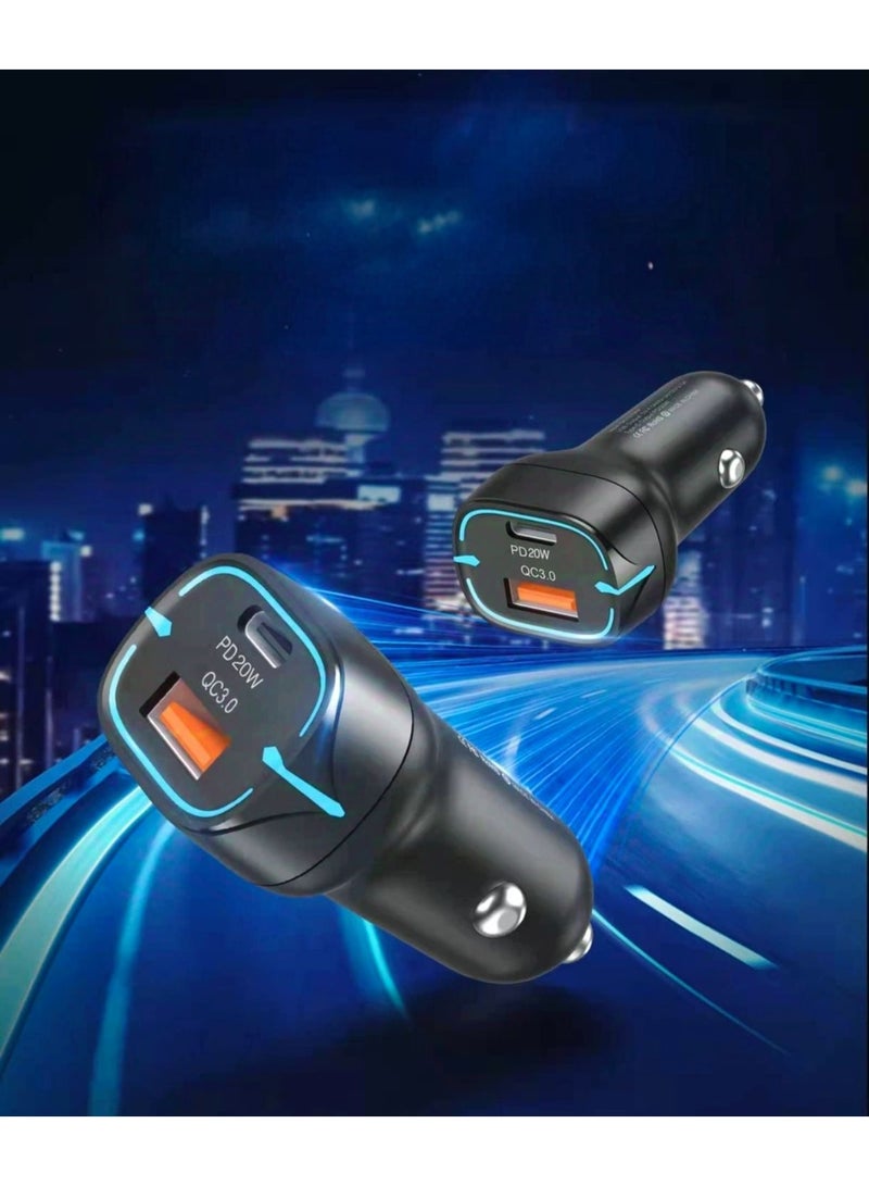 New PD25W Car Charger Black  - Image 2
