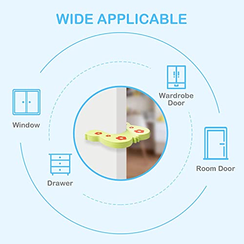 Mockery 6Pcs Finger Pinch Guard Animal Door Stop Soft Foam Cushion Baby Finger Protector Stopper Cartoon Door Stop, Child Baby Safety Protection (Pattern May Vary),Multicolor - Image 4