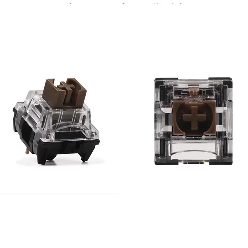 AULA TTC Silent Brown Tactile Switch, 3-Pin, Pom, Factory Lubricated, Rgb, for Aula F75 - Image 3
