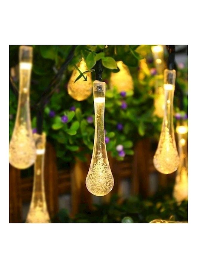 نيبمينينت شريط إضاءة مكون من 30 مصباح LED يعمل بالطاقة الشمسية أبيض - Image 4