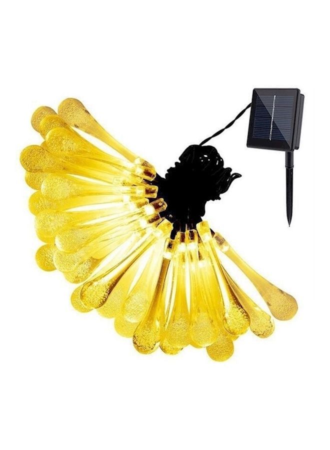 نيبمينينت شريط إضاءة مكون من 30 مصباح LED يعمل بالطاقة الشمسية أبيض - Image 1