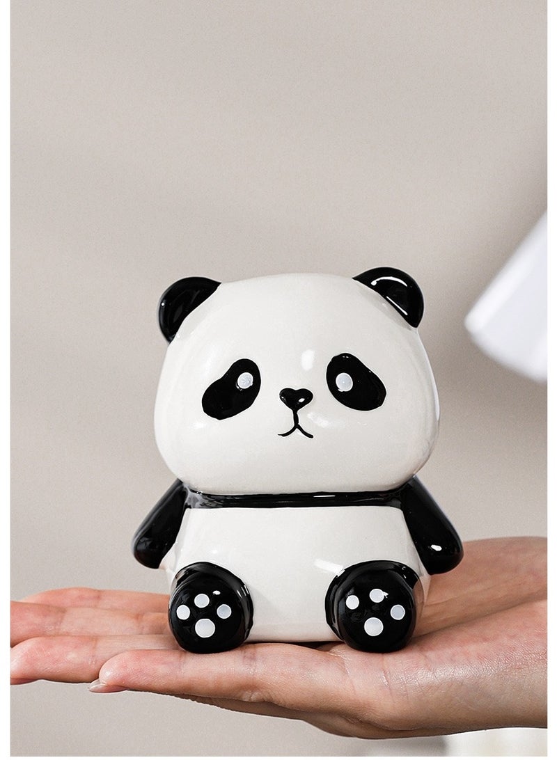 Ceramic Panda Piggy Bank – Cute Cartoon Coin Bank for Kids, Birthday Gift & Home Decor - Image 2