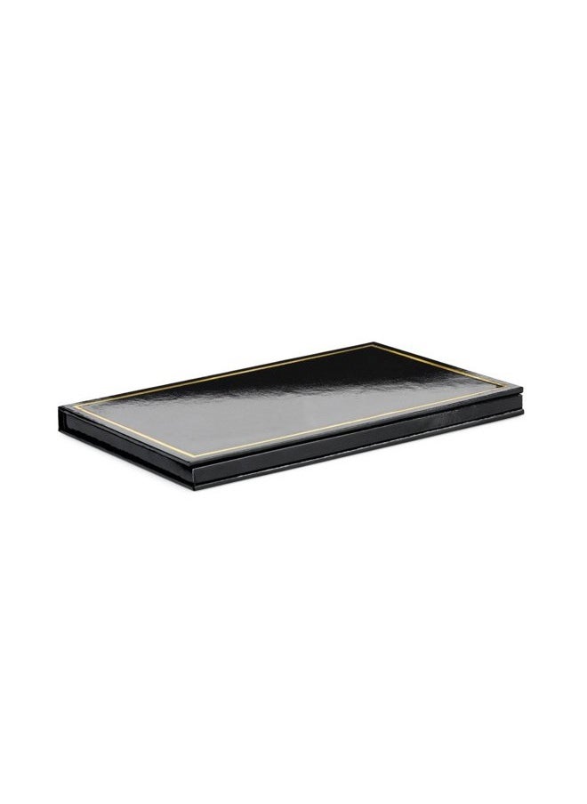 JUVITUS - Large Empty Makeup Palette with Mirror and 20 Metal Stickers for Customizing Eyeshadows, Highlighters, and Blushes - Image 1