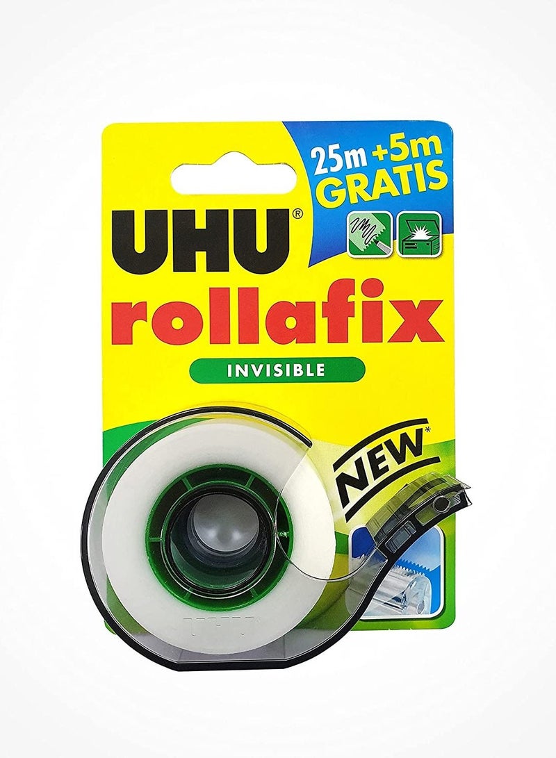 UHU شريط رولافكس بعرض 19 مم - شريط غير مرئي وشفاف - Image 3