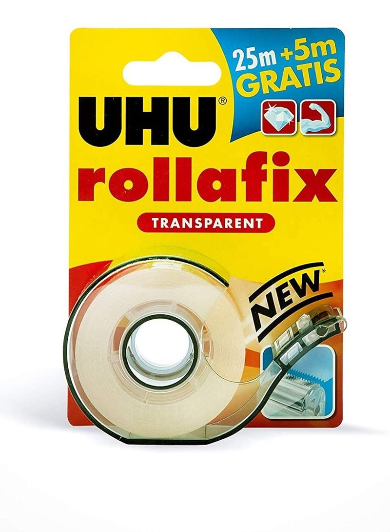 UHU شريط رولافكس بعرض 19 مم - شريط غير مرئي وشفاف - Image 2