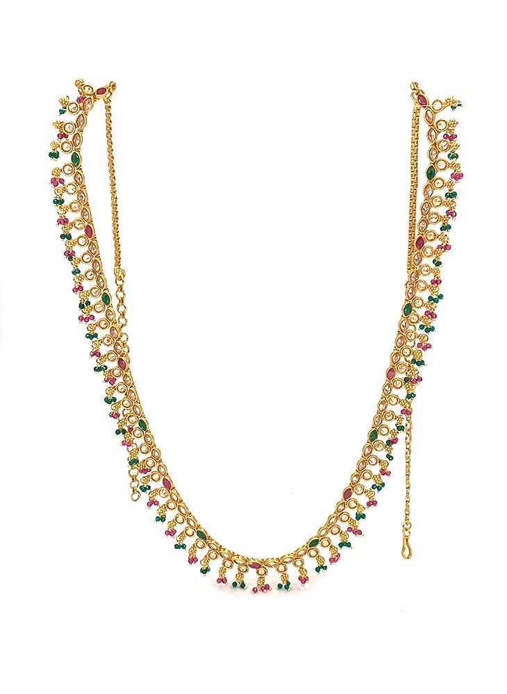 GOHONA - GOHONA Royal Bling Bollywood Traditional Indian  Kamar Belt in Multicolour - Image 1