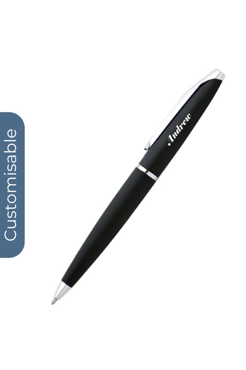 Cross Personalised Cross ATX® Basalt Black with Polished Chrome Appointments Ballpoint Pen - Image 1