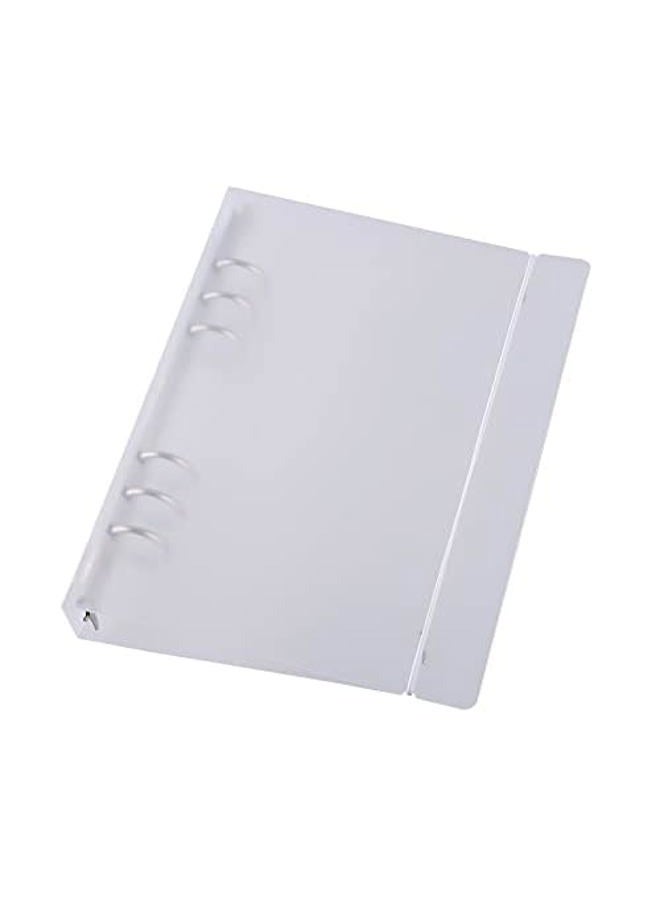 CYFUN DESIGN A5 6 Ring Binder Coveder with Snap Closure Button Storage Book Cover for 6 Hole Planner Pages Refill Insert Die Storage Book Binder - Image 3