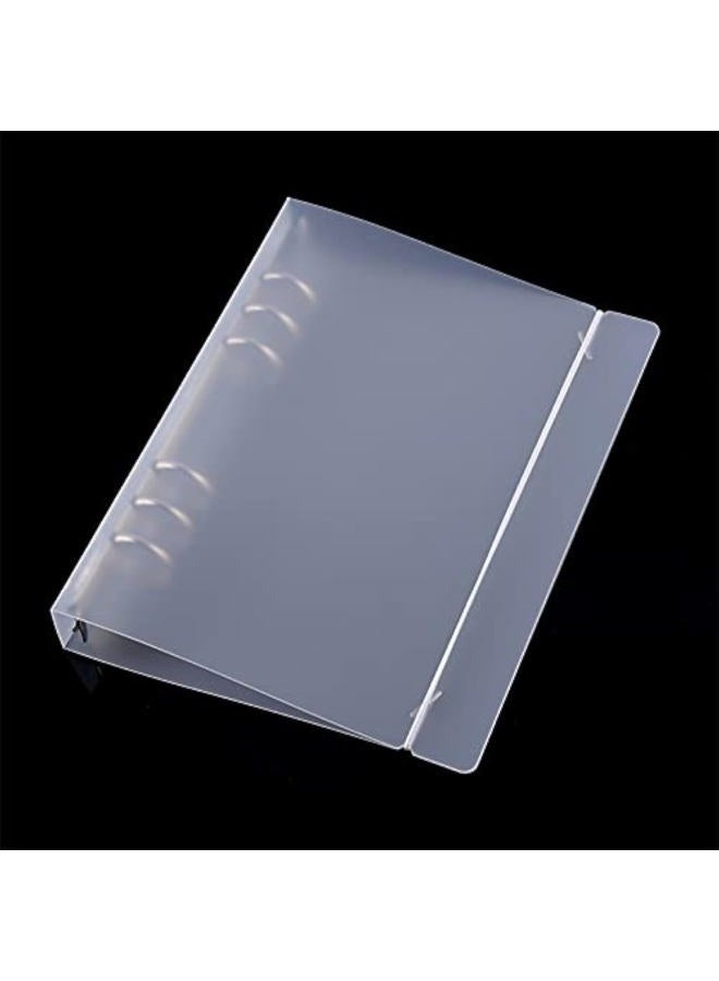 CYFUN DESIGN A5 6 Ring Binder Coveder with Snap Closure Button Storage Book Cover for 6 Hole Planner Pages Refill Insert Die Storage Book Binder - Image 1