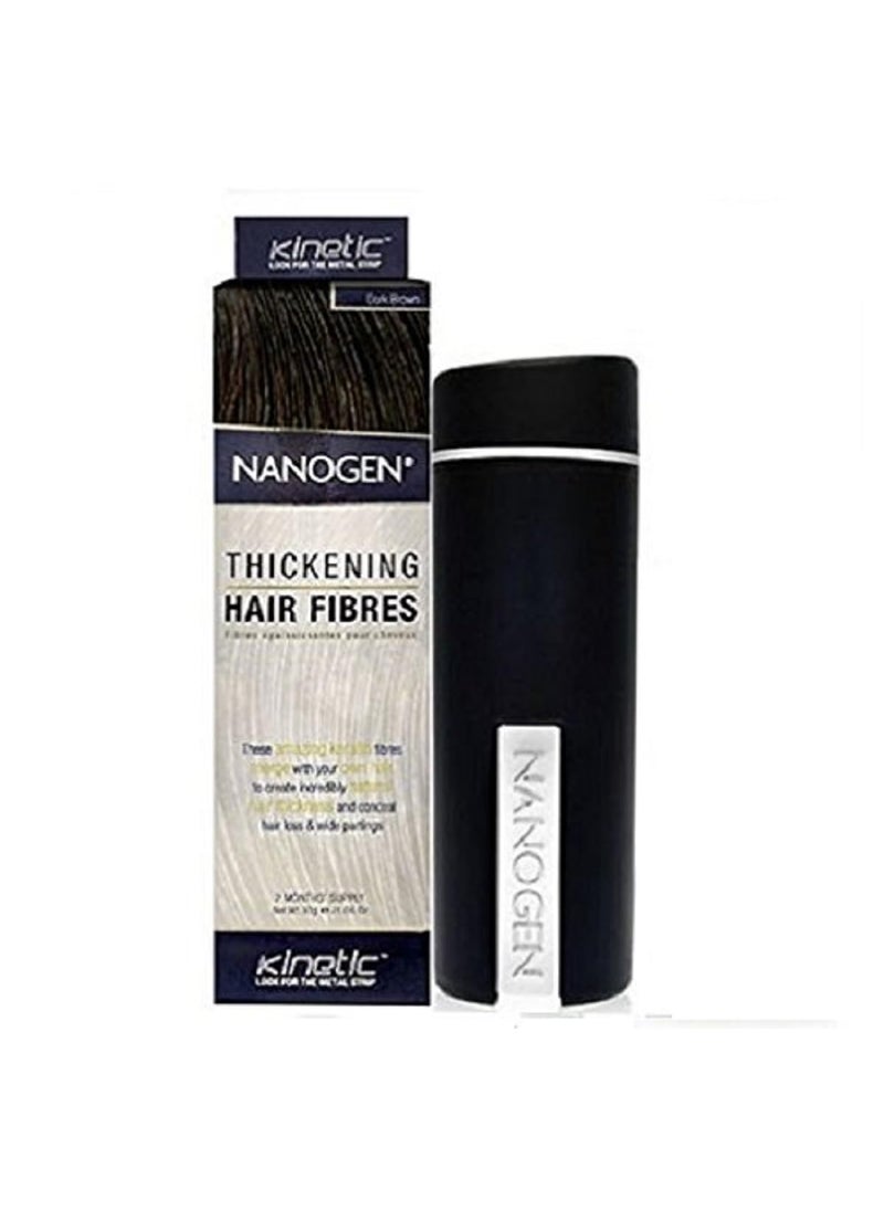 Nanogen Nanogen Thikening Hair Fibre Dark Brown 30 gm with Locking Spray 100ml Combo Pack  - Image 2