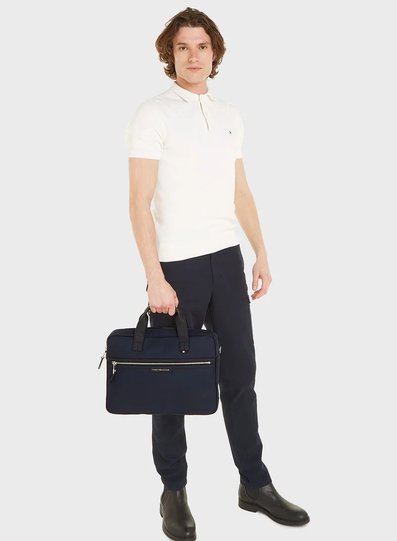 TOMMY HILFIGER Zip Thru Repreve Laptop Bag