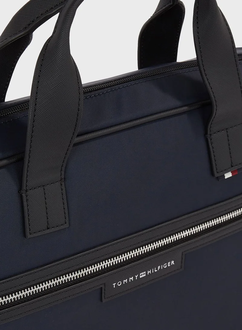 TOMMY HILFIGER Zip Thru Repreve Laptop Bag