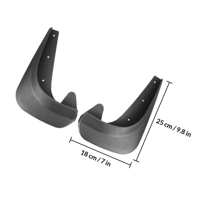 8Pcs Universal Small Size Mud Flaps Splash Guards For Car And SUV Tires - Image 3