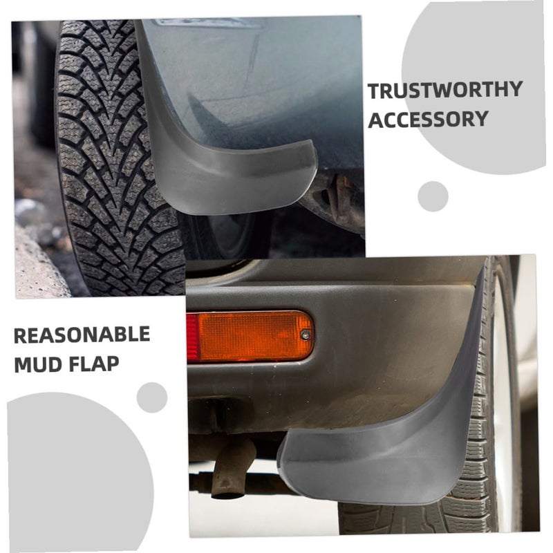 8Pcs Universal Small Size Mud Flaps Splash Guards For Car And SUV Tires - Image 4