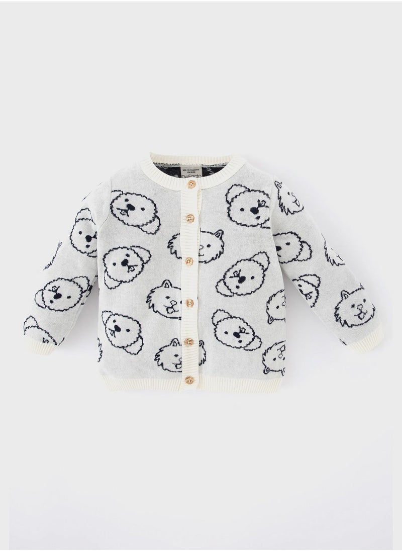 DeFacto - Infant Printed Cardigan - Image 1