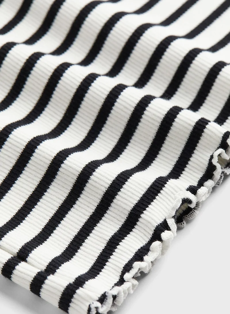 H&M Kids Ribbed Printed Top