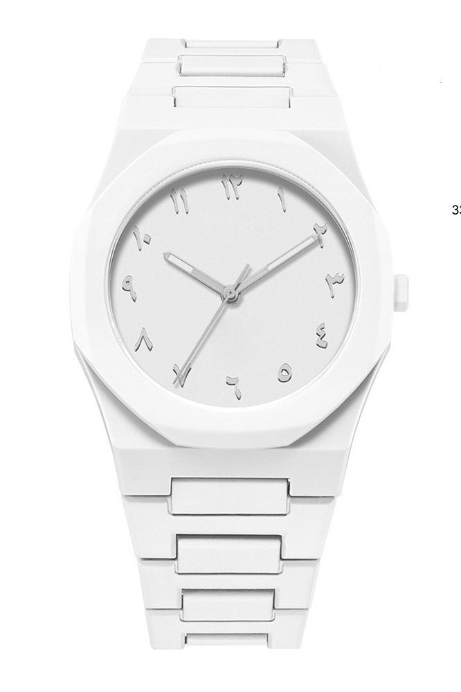 باتون Digital watch, quartz watch, individually designed watch, simple octagonal case, water resistant to 5ATM - perfect gift - Image 1