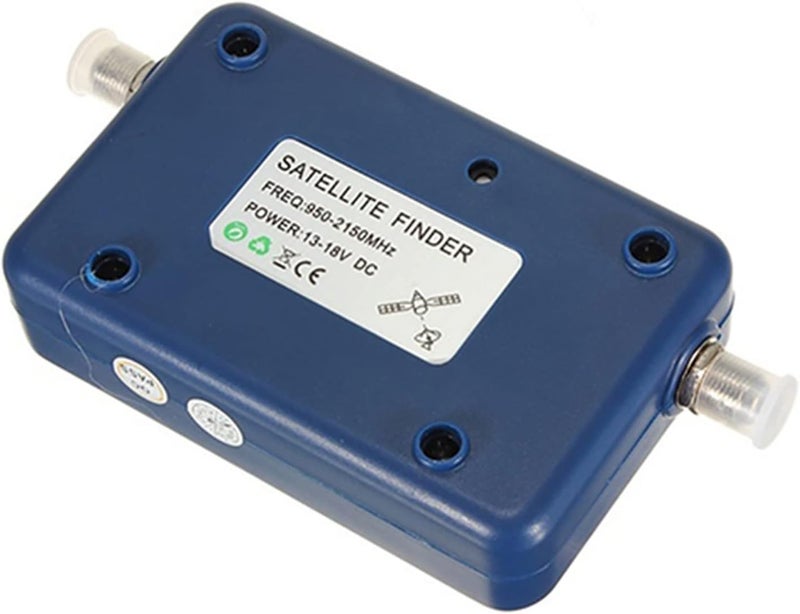 Satellite Signal Finder Meter, Portable Digital LCD Satellite Finder Signal Strength Meter Sky Dish Freesat 950-2150MHz for Adjusting Sat Dish(Blue) - Image 5