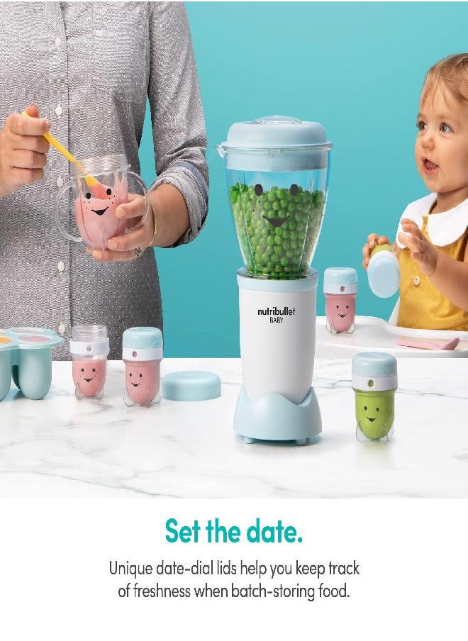 nutribullet NutriBullet NBY-50100 Baby Complete Food-Making System, 32-Oz, Blue  - Image 4