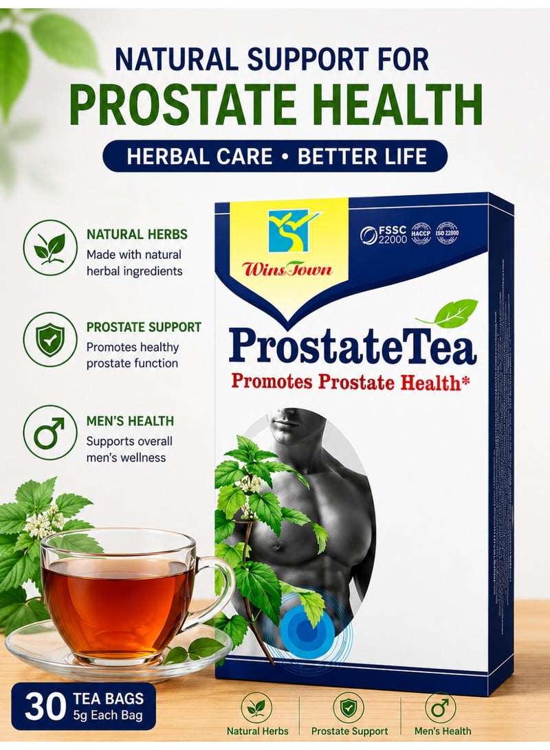 Wins Town Prostate Herbal Tea 5g x 30 BagsWellness TreatmentProstate Health Support - Image 2