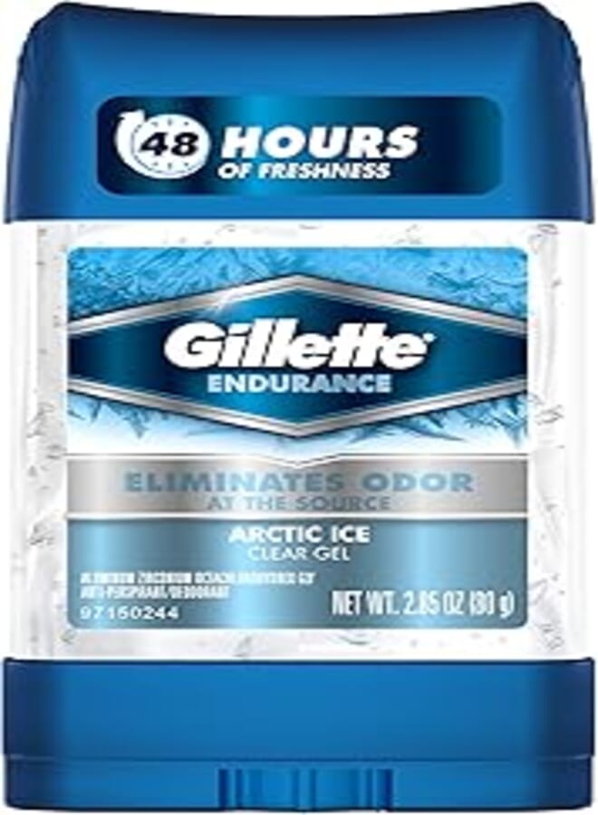 Gillette Gillette Endurance Antiperspirant/Deodorant, Artic Ice Clear Gel, 2.85 Ounce