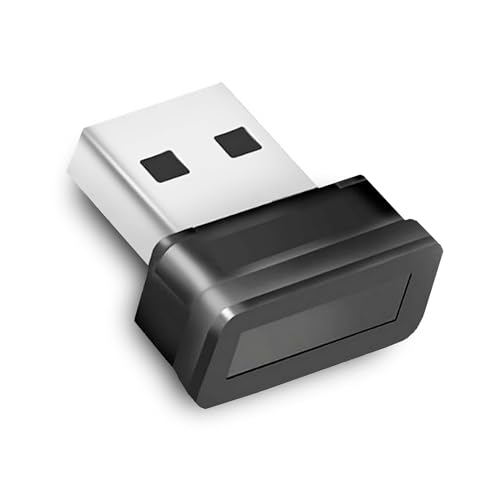 amiciSmart USB Fingerprint Reader for Desktop/Laptop Password-Free Login, Biometric Scanner Compatible with Windows 10/11 - Image 1